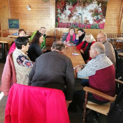 café citoyen du 4 février 2023 au Baribal St Hilaire du T.