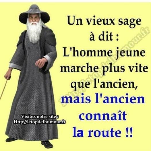 L ancien connait la route