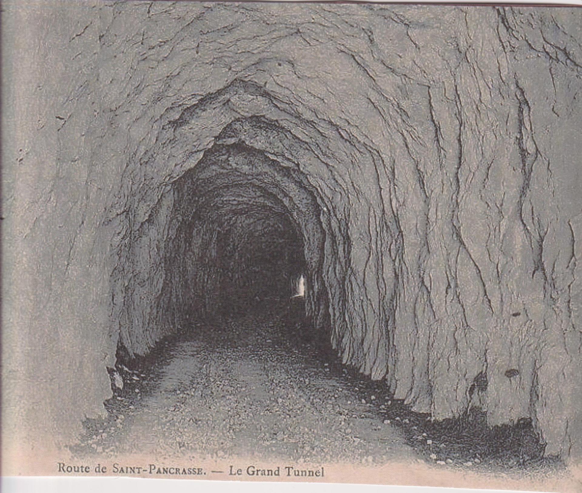 Tunnel de st pancrasse en 1910